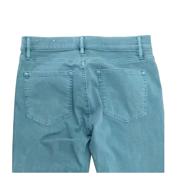 LOFT Size 26/2 Dusty Teal Modern Skinny Mid-Rise 5 Pocket Jeans NWOT - Picture 4 of 7